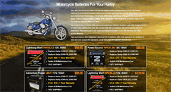 Desktop Screenshot of battery4harley.com